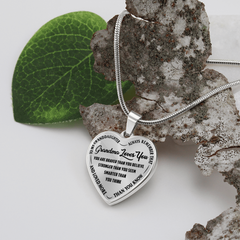 Grandma Loves You - Heart Necklace
